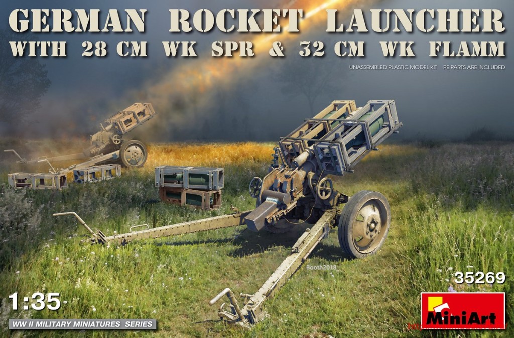 MA35269   German Rocket Launcher with 28cm WK Spr & 32cm WK Flamm (thumb32633)