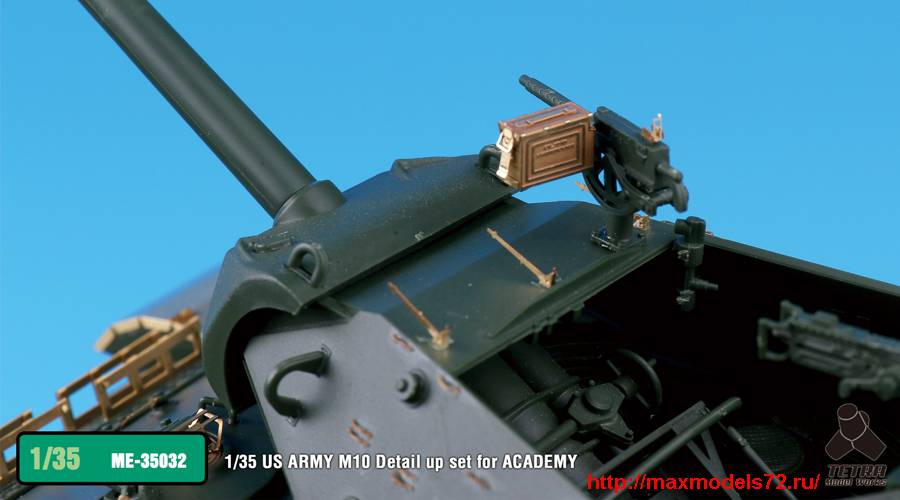 ME-35032 1/35 US ARMY M10 Detail up set for ACADEMY TETRA MODEL AFV P.E 