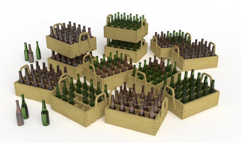 MA35574   Beer Bottles & Wooden Crates (attach3 27038)