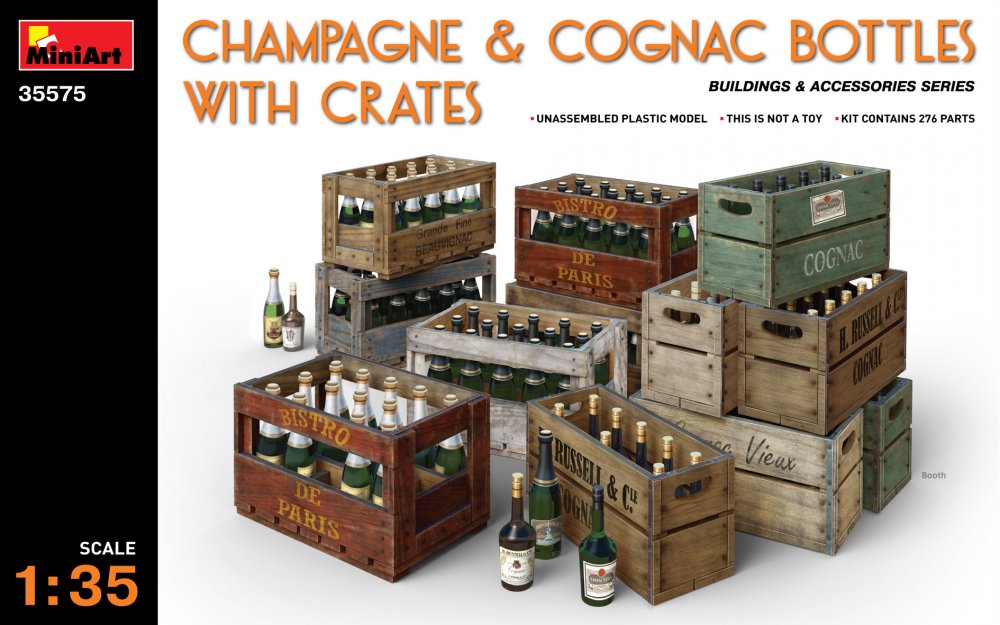 MA35575   Champagne & Cognac bottles w/crates (thumb27043)