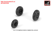 AR AW32305   1/32 F-117A wheels w/ weighted tires (attach3 31361)