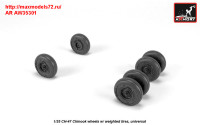 AR AW35301   1/35 CH-47 Chinook wheels w/ weighted tires (thumb31376)