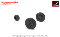 AR AW72410   1/72 EE «Lightning-II» wheels w/ weighted tires, late (attach2 31462)