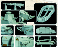 FH3001   Renualt FT-17 Light Tank(Riveted turret) (attach2 31031)