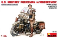 MA35168   U.S.Millitary policeman with motorcycle (thumb26586)