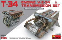 MA35205   T-34 engine (V-2-34) & transmission set (thumb26772)