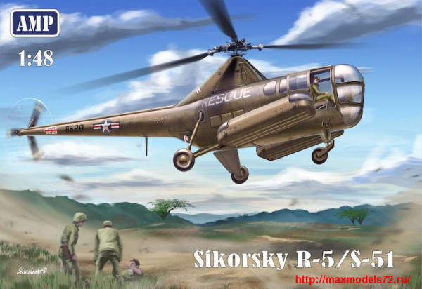 AMP48002   Sikorsky R-5/S-51 USAF rescue (thumb25725)