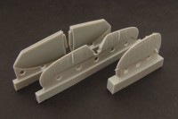 BRL48030   Spitfire MkIX control surfaces — early — for Airfix kit (attach1 30394)