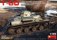 MA35232   T-60 tank, late series, screened (Gorky Automobile Plant). Interior kit (thumb26858)