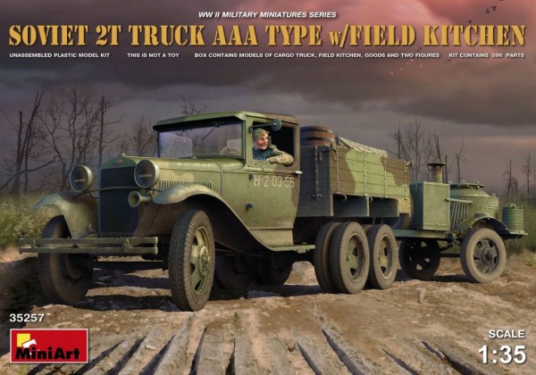 MA35257   Soviet 2t truck AAA type w/Field kitchen (thumb26932)