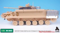 TetraME-35023   1/35 BMP-3 Basic detail up set w/ Mudguard & Slat Armor for Trumpeter (attach4 33279)