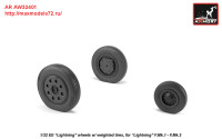 AR AW32401   1/32 EE Lightning-II wheels w/ weighted tires, early (attach2 27756)