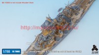 TetraSE-70003   1/700 IJN HARUNA 1944. 6 / 10 Detail up set w/ Barrel for FUJIMI (attach6 36650)