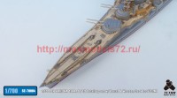 TetraSE-70004   1/700 IJN HARUNA 1944. 6 / 10 Detail up set w/ Barrel & Wooden Deck for FUJIMI (attach5 36660)