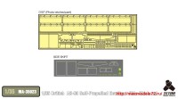 TetraMA-35023   1/35 British AS-90 Self-Propelled Howitzer  Side Skirts set for Trumpeter (attach9 33554)