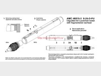 АМС 48015-3   НАР С-25-0 с осколочной БЧ и пусковым устройством О-25Л (attach1 37167)
