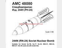 АМС 48080   244Н (РН-24) спецбоеприпас (в комплекте одна бомба) (attach1 37267)