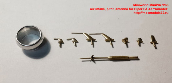 MiniWA7263   Air intake, pitot, antenna for Piper PA-47 “Amodel” (thumb32383)