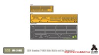 TetraMA-35012   1/35 Russian T-80B Sids Skirts set for Trumpeter (attach4 33491)