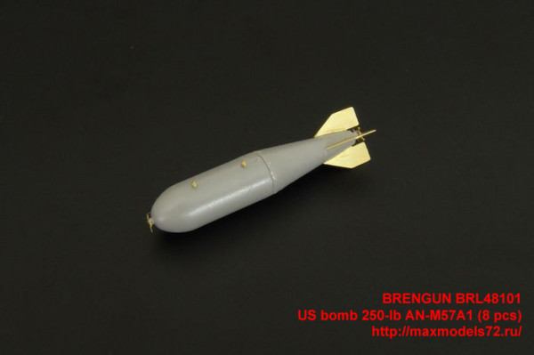 BRL48101   US bomb 250-lb AN-M57A1 (8 pcs) (thumb34241)