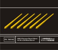 FH700143   WW II   German Naval 28cm/52 SK c/28 Metal Barrel (thumb32011)