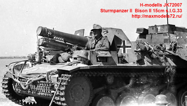 JK72007 Sturmpanzer II Bison II 15cm s.I.G.33 (thumb39139)