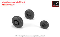 AR AW72325   1/72 F-117A wheels w/ weighted tires (thumb35805)