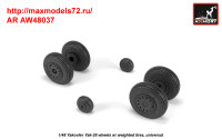 AR AW48037   1/48 Yak-28 wheels w/ weighted tires (thumb35800)