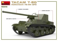 MA35240   Romanian 76mm self-propelled gun Tacam T-60. Interior kit (attach1 39876)