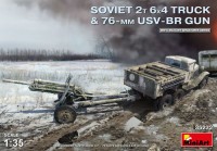 MA35272   Soviet 2 t 6x4 Truck with 76 mm USV-BR Gun (thumb39912)