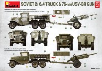 MA35272   Soviet 2 t 6×4 Truck with 76 mm USV-BR Gun (attach1 39912)