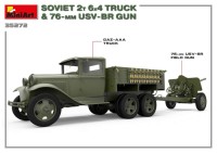 MA35272   Soviet 2 t 6×4 Truck with 76 mm USV-BR Gun (attach3 39912)