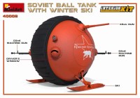 MA40008   Soviet ball tank with winter ski. Interior kit (attach5 39843)