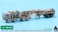 TetraME-72010   1/72 NATO M1001 Tractor & Pershing II Missile Launcher Detail up set  for Modelcollect (attach2 34054)