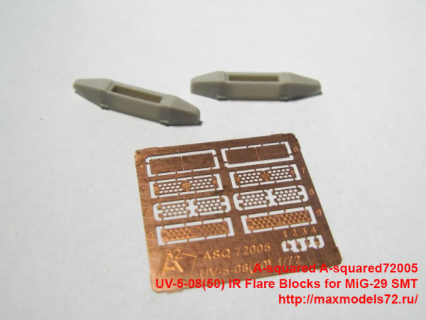 A-squared72005   UV-5-08(50) IR Flare Blocks for MiG-29 SMT. (thumb40460)