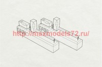 BRL48108   WWII U.S. Navy Wheel chocks (attach1 36383)