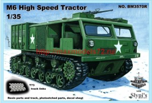BM3570R   M6 High speed tractor w. resin track (ww2) (thumb39260)