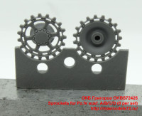 OKBS72425   Sprockets for Pz.IV ausf. A/B/C/D (8 per set) (thumb38621)