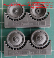 OKBS72412   Wheels for Pz.V Panther, with 16 bolts and 16 rivets (attach3 39151)