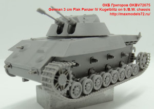 OKBV72075   German 3 cm Flak Panzer IV Kugelblitz on 9./B.W. chassis (attach8 41373)