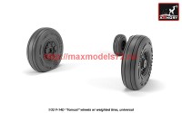 AR AW32310   1/32 F-14 Tomcat late type wheels w/ weighted tires (attach1 41161)