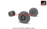 AR AW32310   1/32 F-14 Tomcat late type wheels w/ weighted tires (attach2 41161)