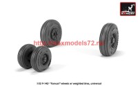AR AW32310   1/32 F-14 Tomcat late type wheels w/ weighted tires (attach3 41161)