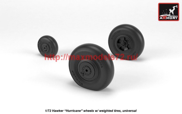 AR AW72416   1/72 Hawker «Hurricane» wheels w/ weighted tires (thumb41260)