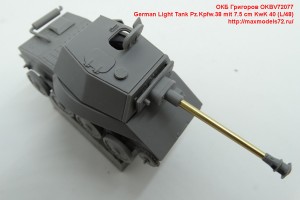 OKBV72077   German Light Tank Pz.Kpfw.38 mit 7.5 cm KwK 40 (L/48) (attach9 42597)