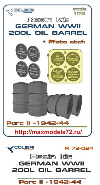 CDR72024 German WWII 200 l oil barrel 42-44 Part II (thumb41423)