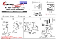 A-squared48011   4,5 ton two stage jack      (2 in set     2 штуки в наборе) (thumb45737)