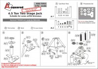 A-squared72011   4,5 ton two stage jack      (2 in set     2 штуки в наборе) (thumb45715)