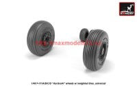 AR AW48319   1/48 F-111 Aardvark early type wheels w/ weighted tires (attach1 42273)