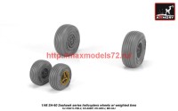 AR AW48328   1/48 SH-60 Seahawk wheels w/ weighted tires (attach3 42278)